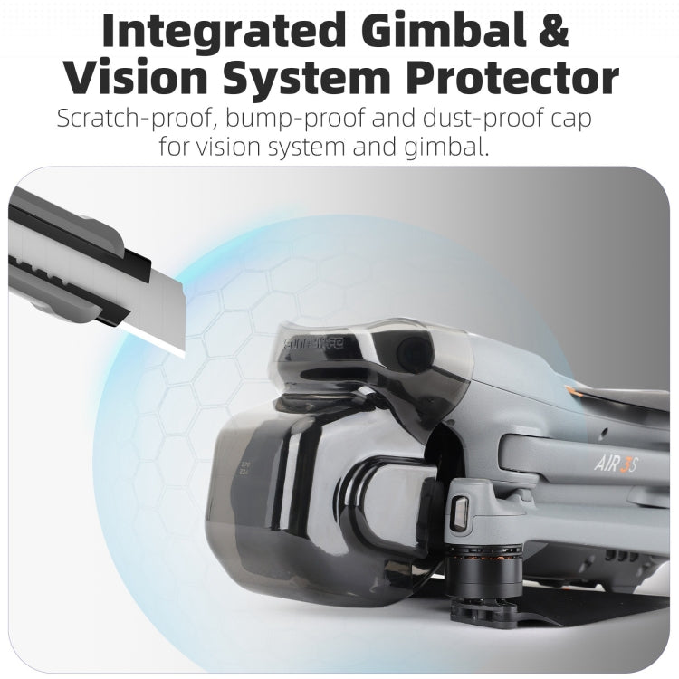 For DJI Air 3S Sunnylife Integrated Gimbal Cover Transparent Lens Cap Vision System Protector, For DJI Air 3S For DJI Air 3S Sunnylife Integrated Gimbal Cover Transparent Lens Cap Vision System Protector, For DJI Air 3S